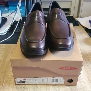 MBT Men Dark Brown Slip-On Loafers